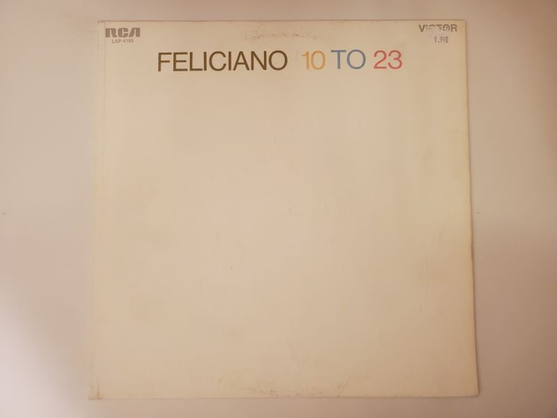 Feliciano 10 to 23 vinyl record